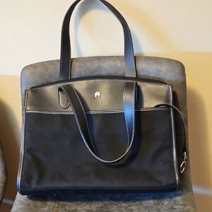 Elegant Black Tote Bag